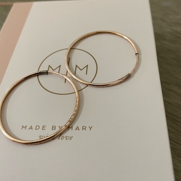 Made By Mary Live In Hoops Rose Gold 12MM - Picture 2 of 4